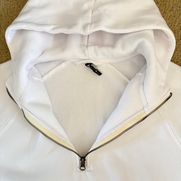 Vuori Restore Half Zip Hoodie White Size M - Picture 13 of 14